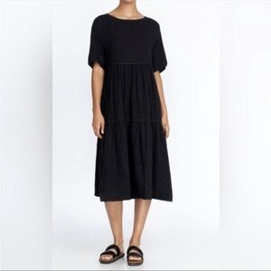 *NEW* Calme by Johnny Was Raglan Tiered Midi Dress